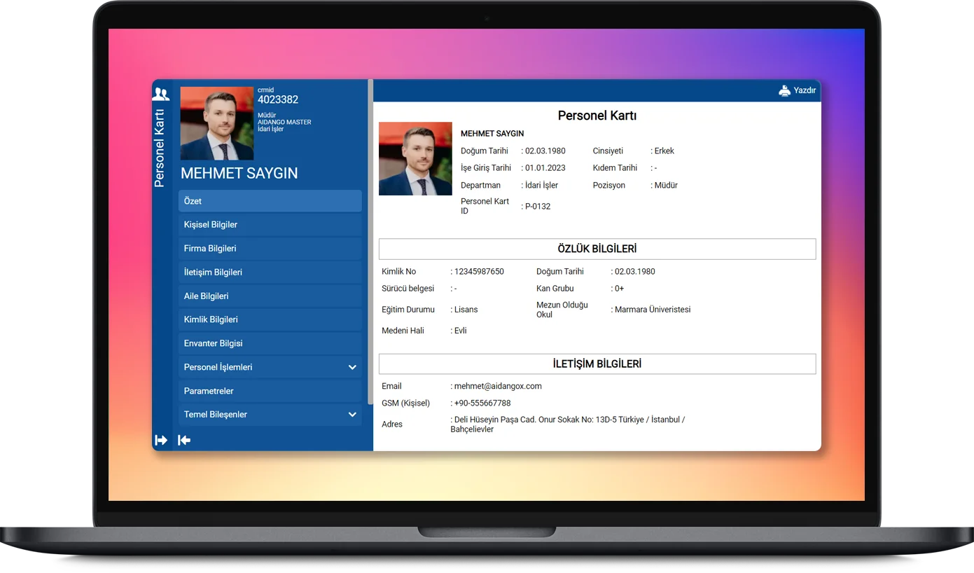 Personel Bilgi Bankanızı Oluşturun