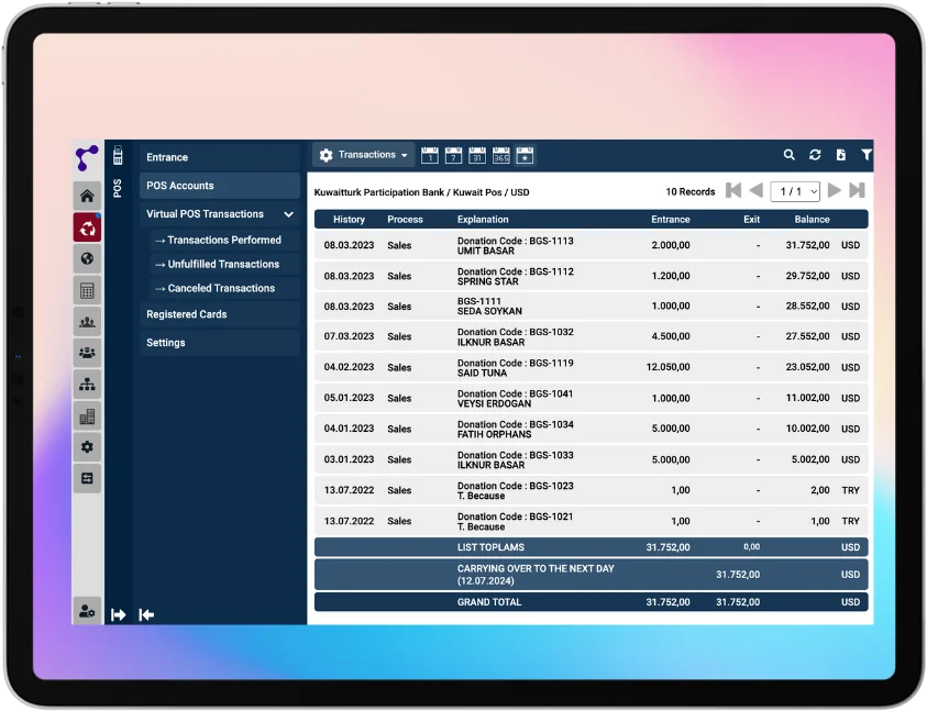 Secure Donation Retrieval