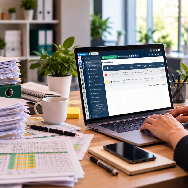 Dernek Aidat Takibi Nasıl Yapılır? Excel'den Aidat Takip Programına Geçiş